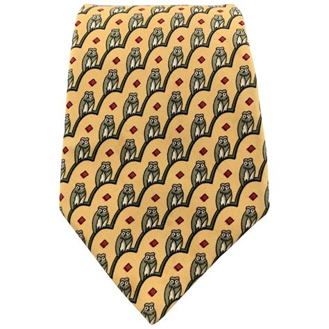 hermes owl tie|hermes fabric ties.